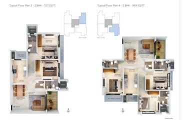 Ultra Lavish and Spacious 2BHK & 3BHK with Sundeck – Dimples Group in I C Colony, Borivali (W).